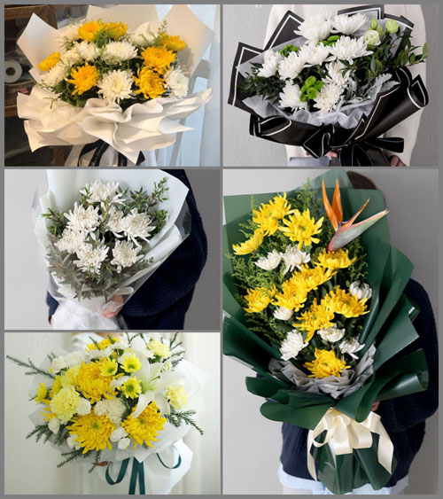 浙江省绍兴上虞区崧厦镇祝温村白事花束代送
